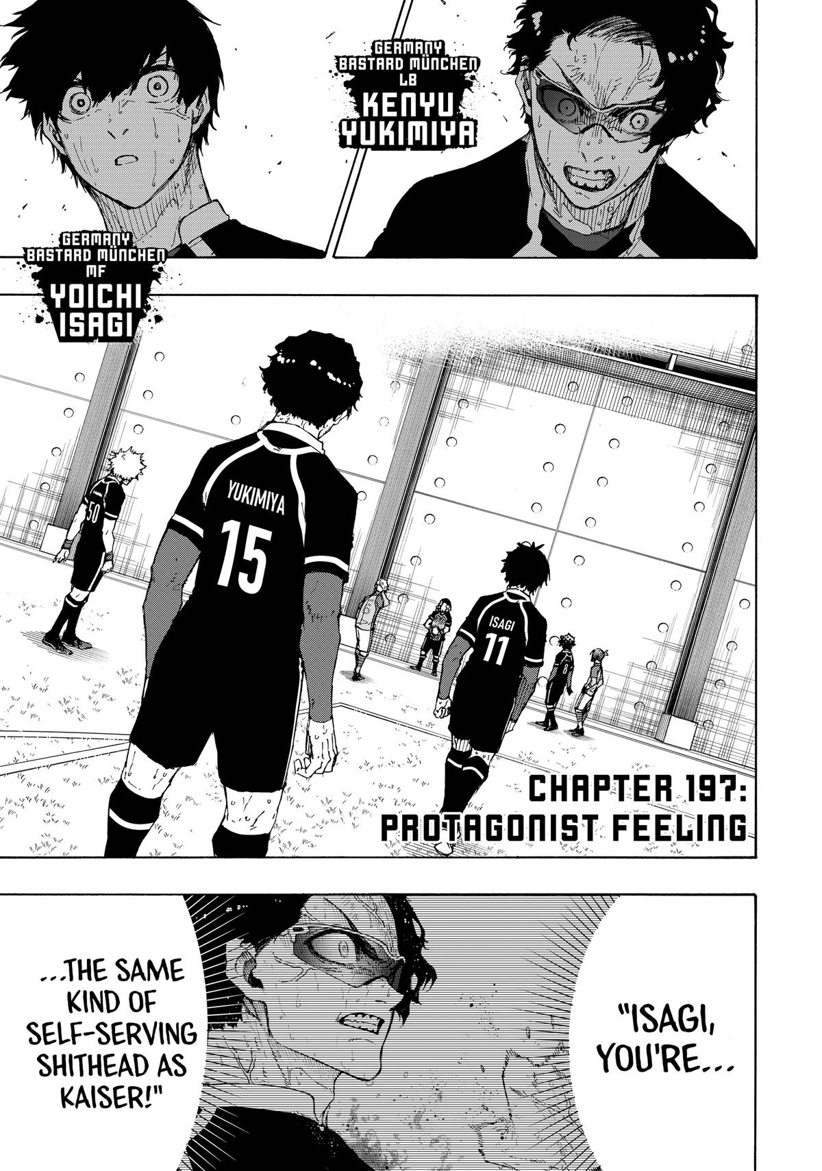 Blue Lock Chapter 197 — page 1