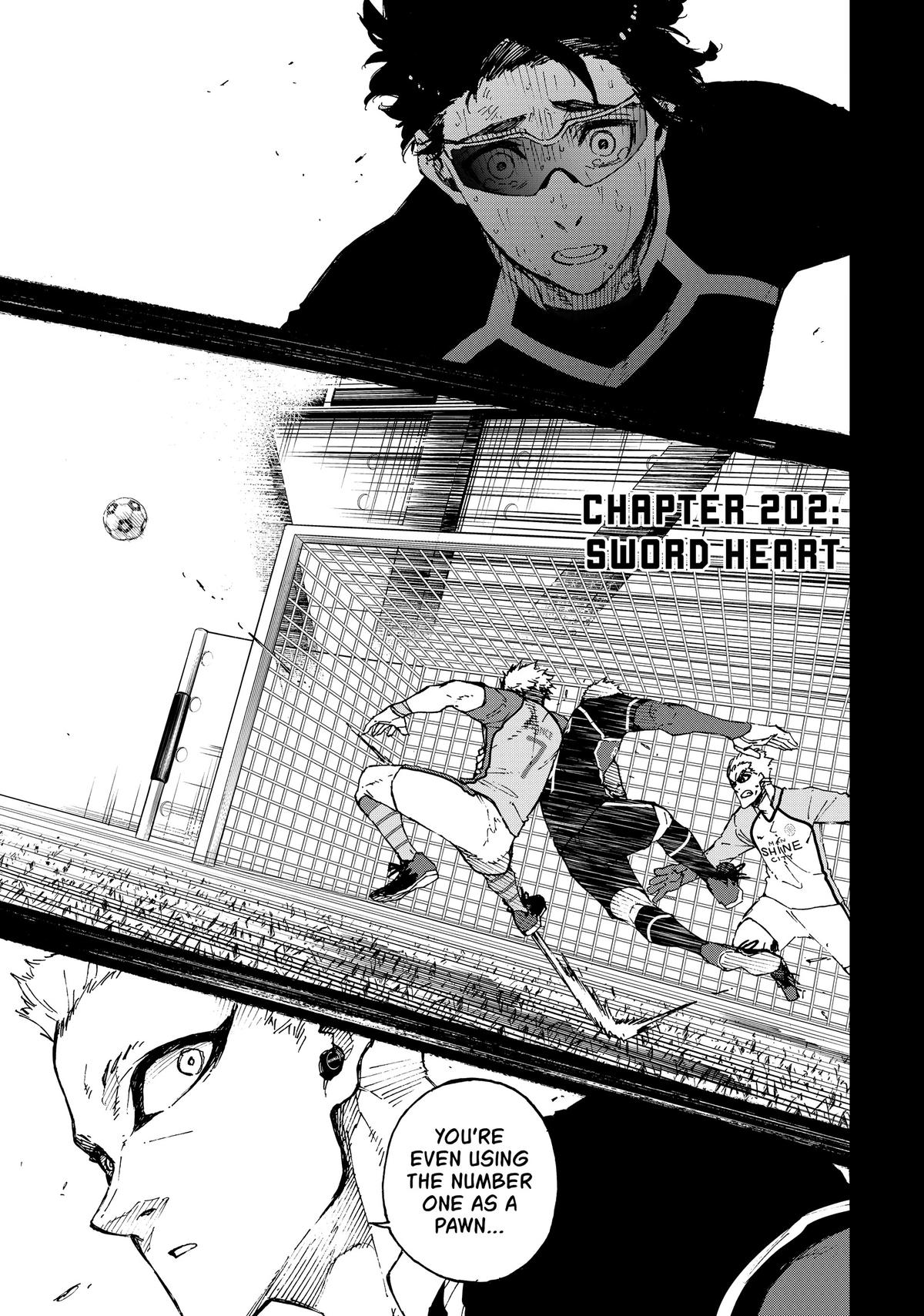 Blue Lock Chapter 202 — page 1