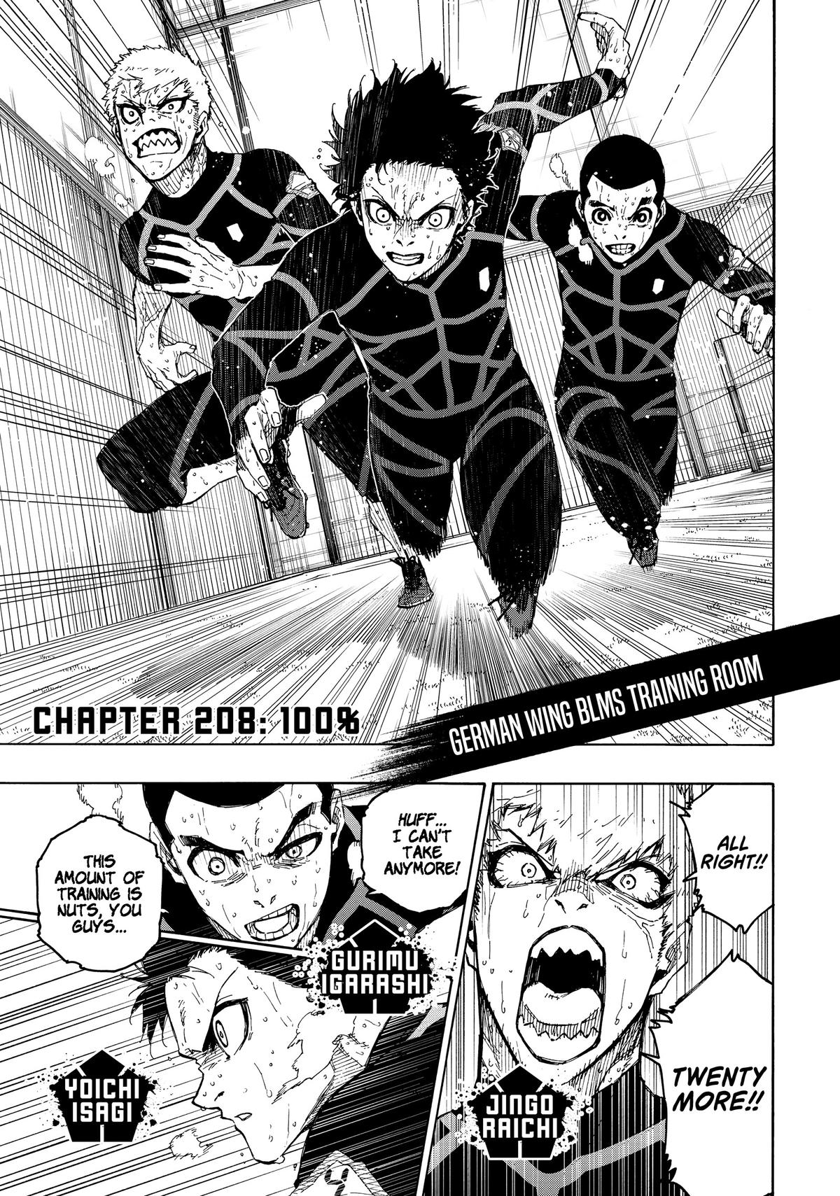 Blue Lock Chapter 208 — page 1