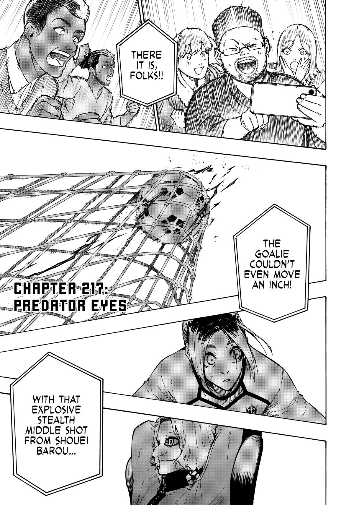 Blue Lock Chapter 217 — page 1
