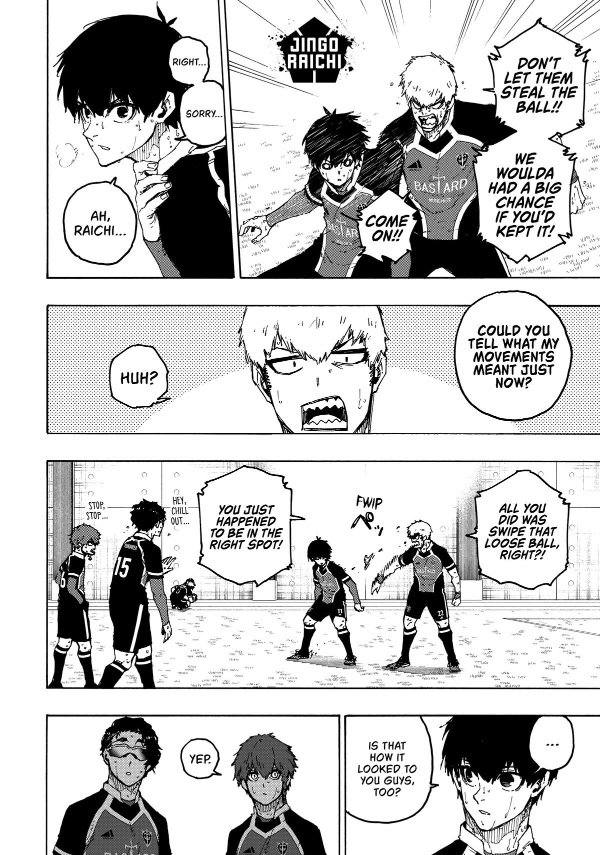 Blue Lock Chapter 218 — page 6