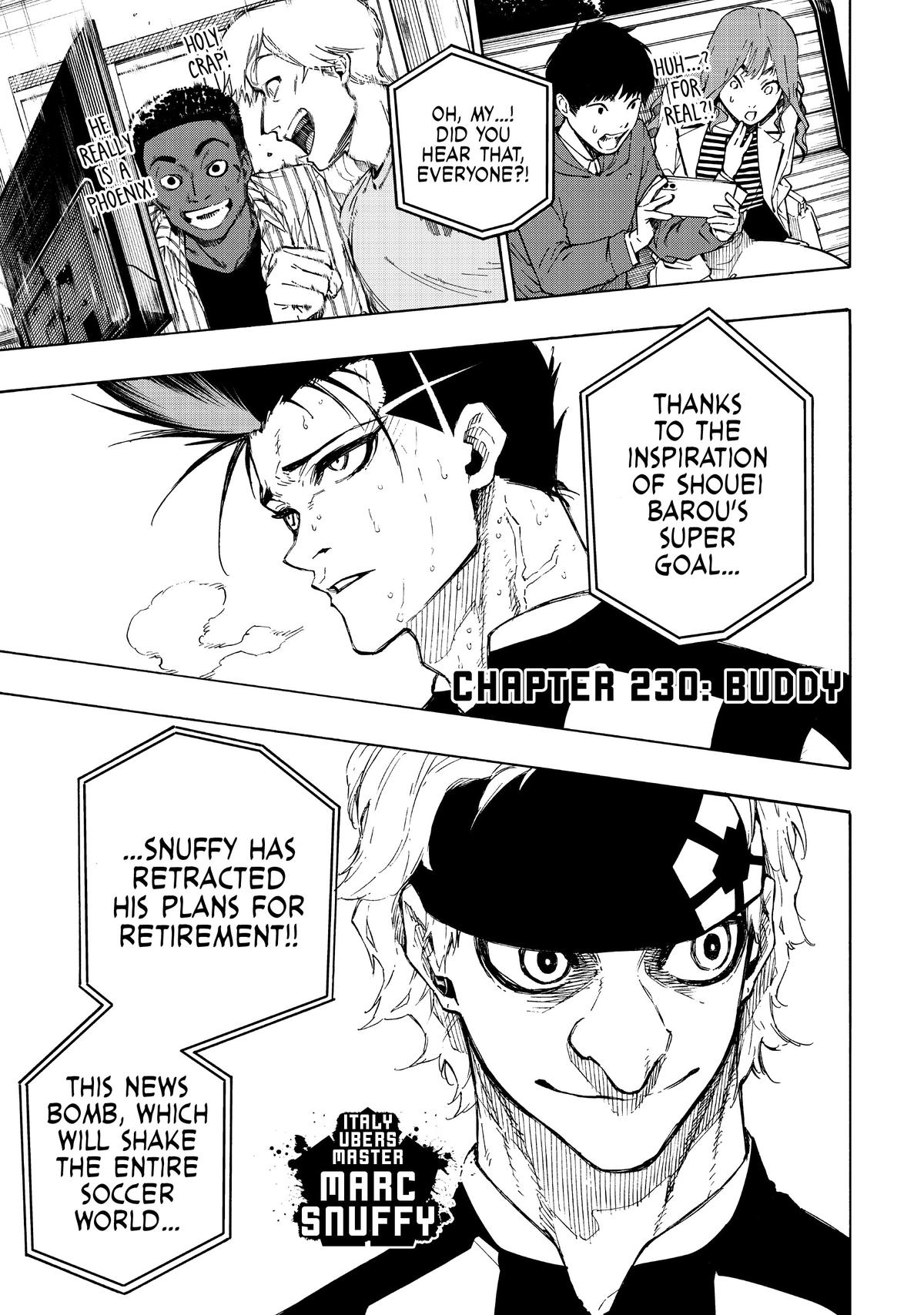Blue Lock Chapter 230 — page 1