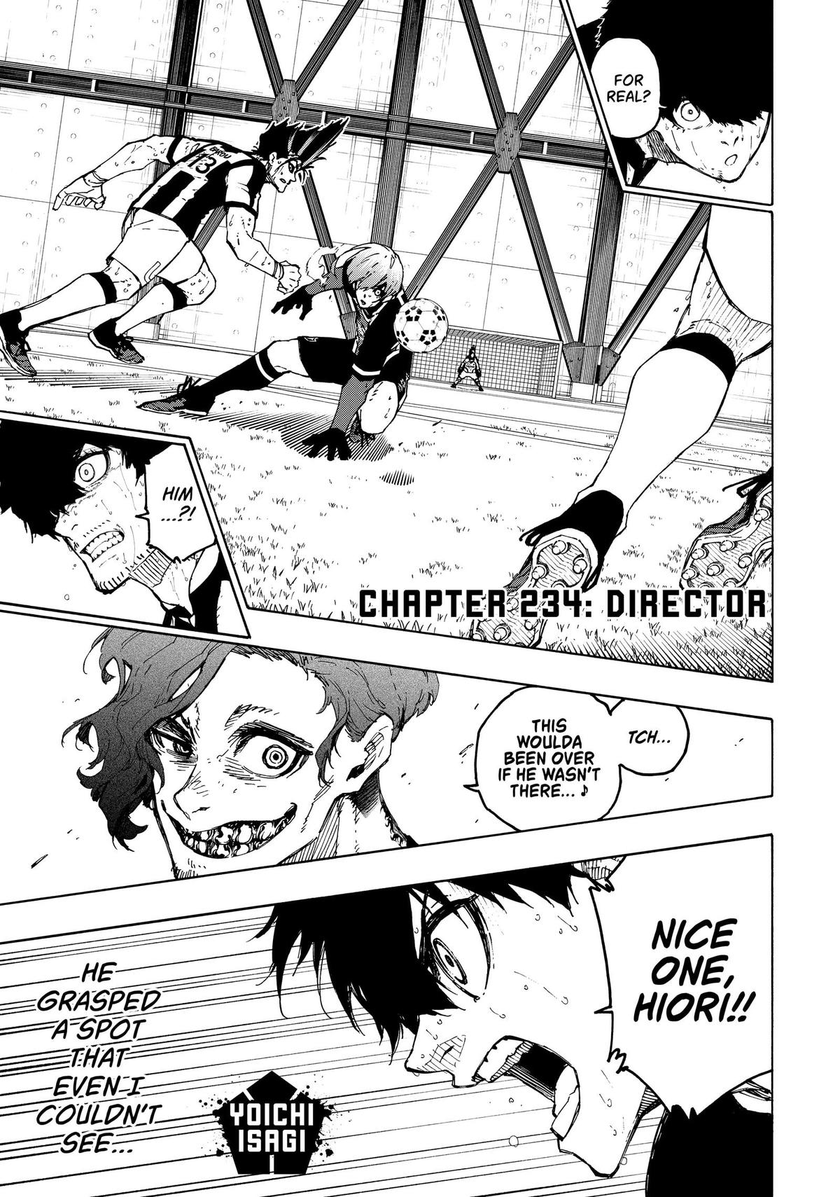 Blue Lock Chapter 234 — page 1