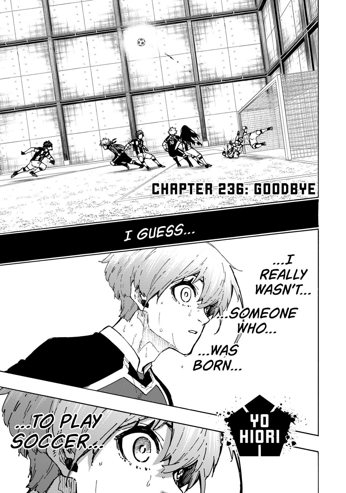 Blue Lock Chapter 236 — page 1