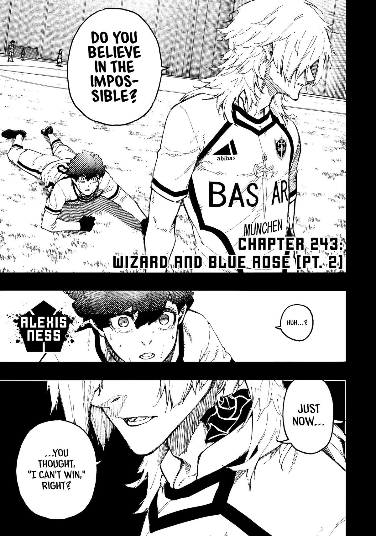 Blue Lock Chapter 243 — page 1