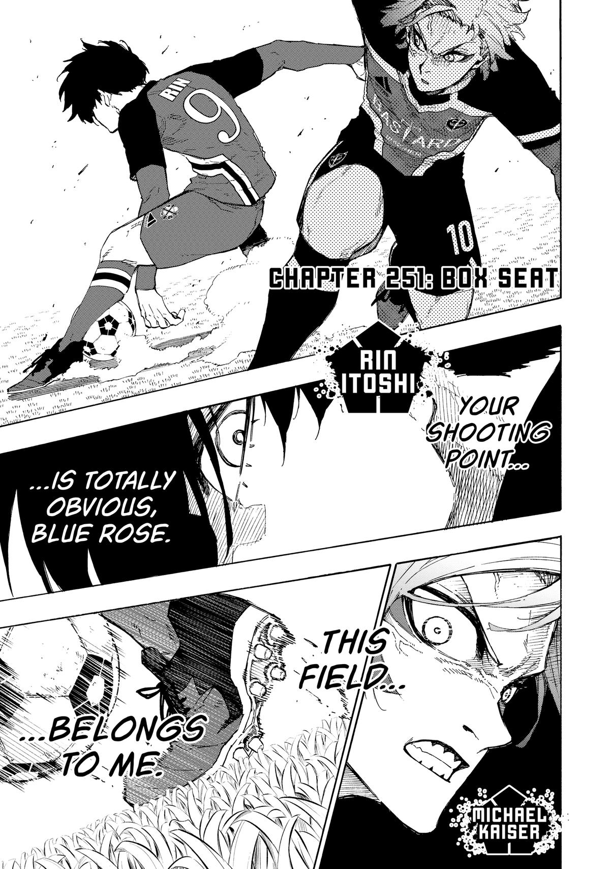 Blue Lock Chapter 251 — page 1