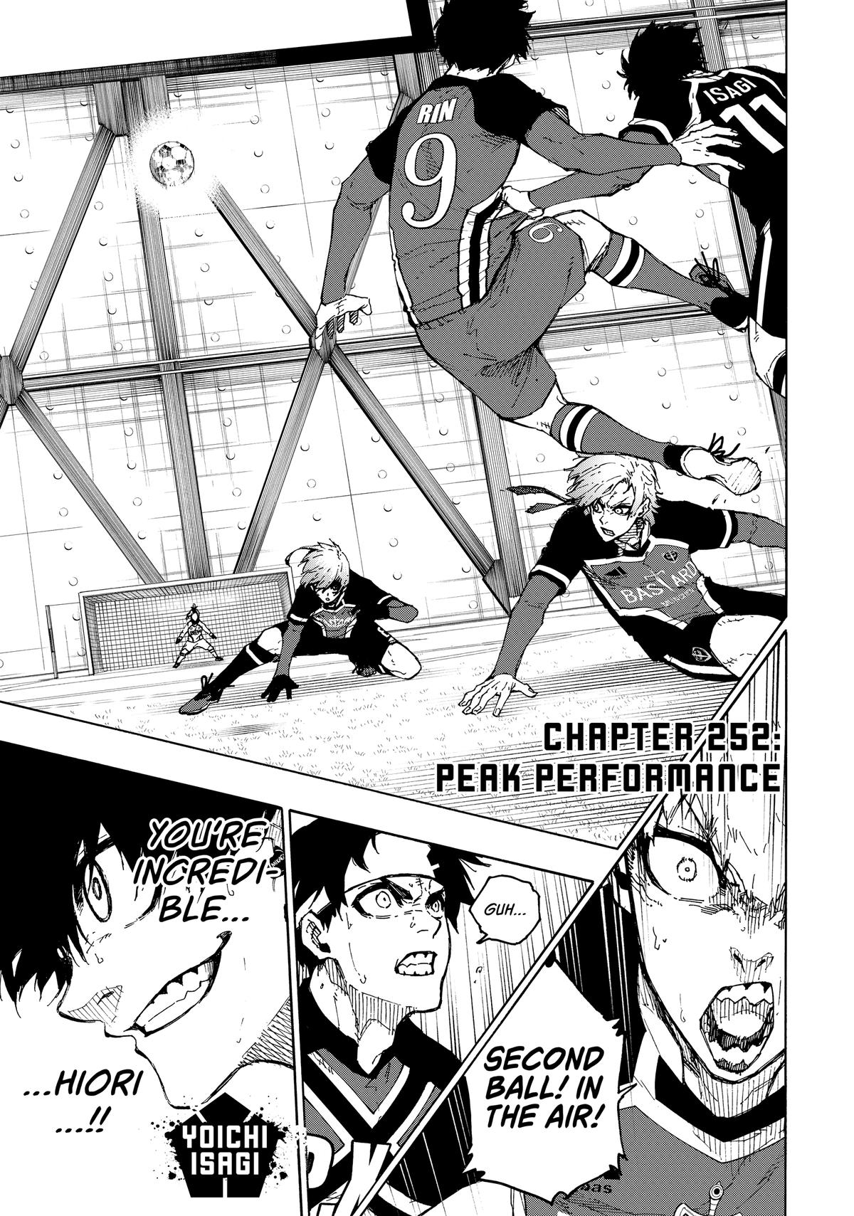 Blue Lock Chapter 252 — page 1