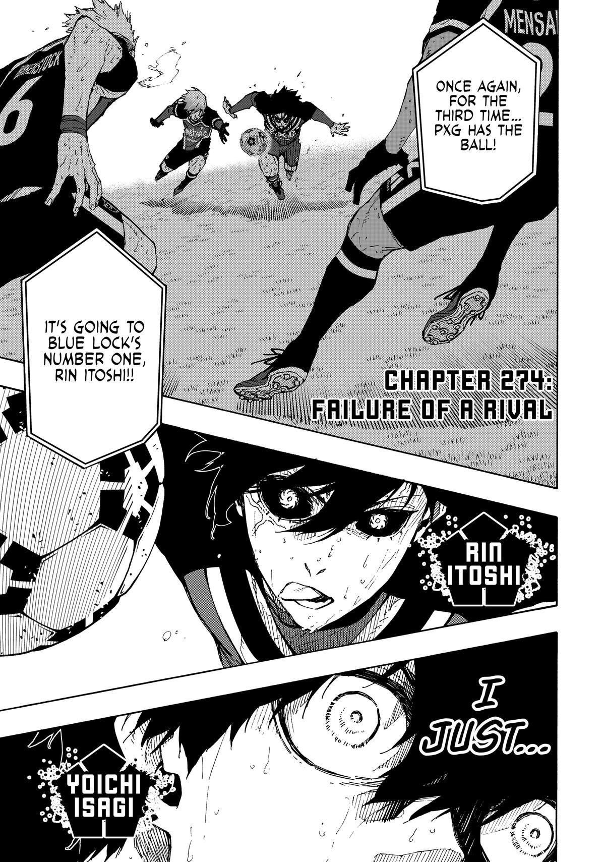 Blue Lock Chapter 274 — page 1