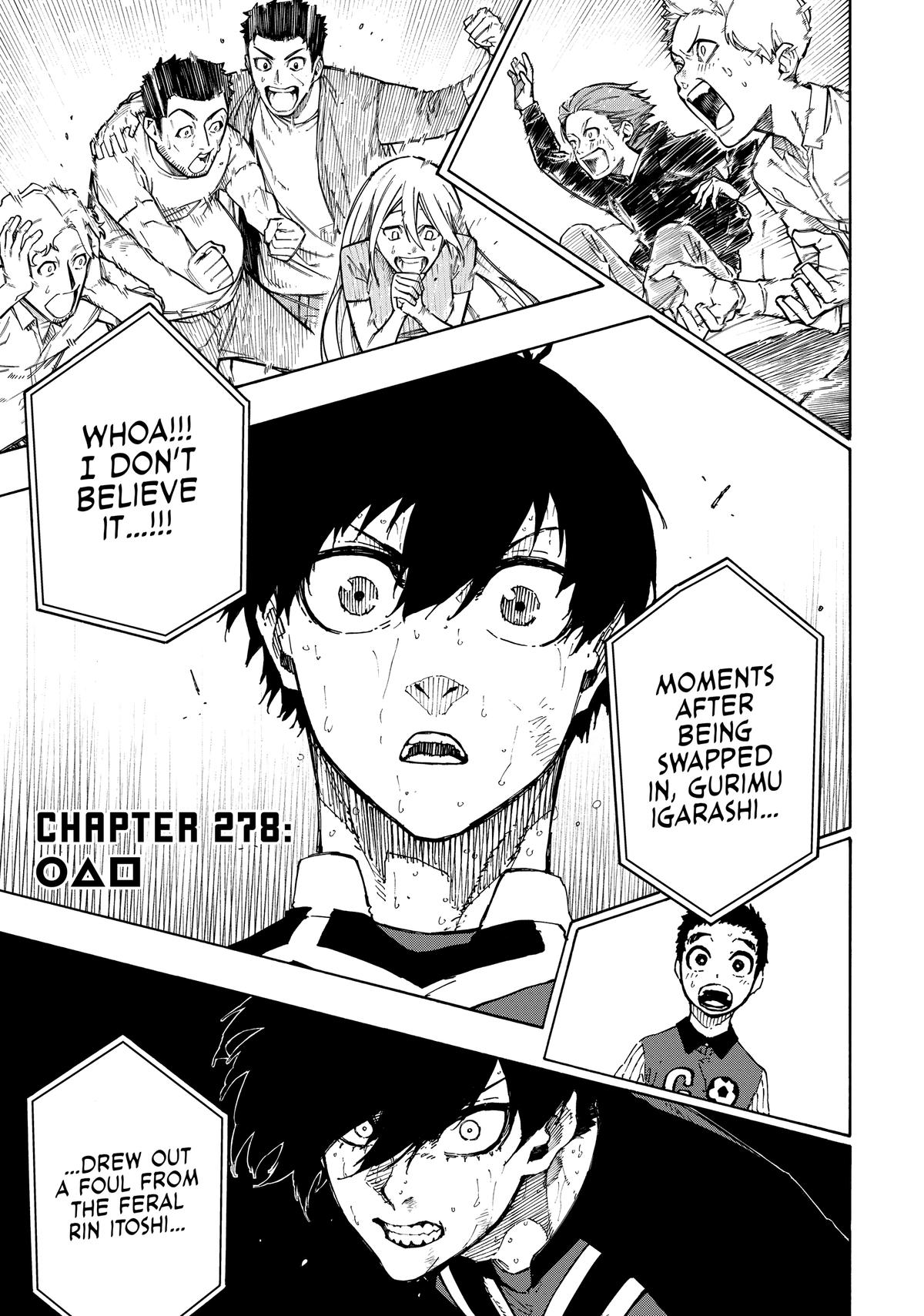 Blue Lock Chapter 278 — page 1