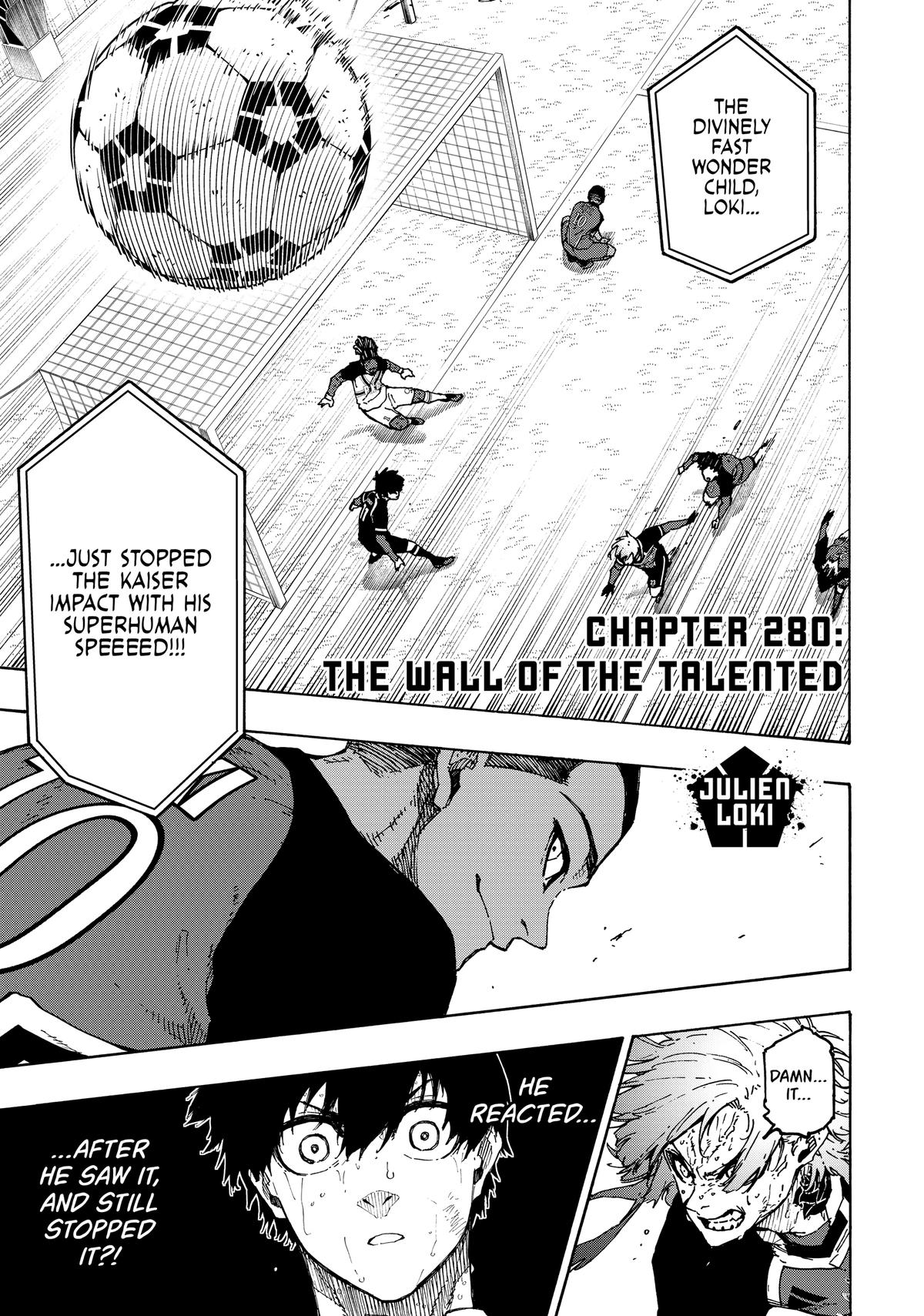 Blue Lock Chapter 280 — page 1