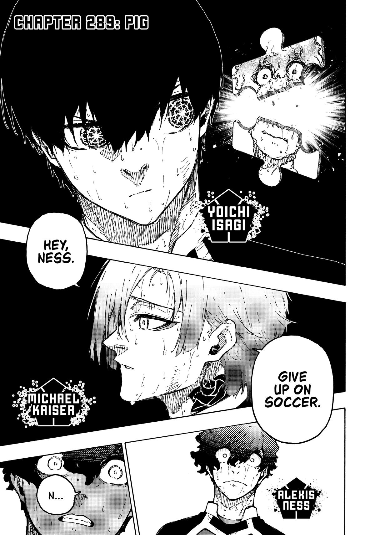 Blue Lock Chapter 289 — page 1