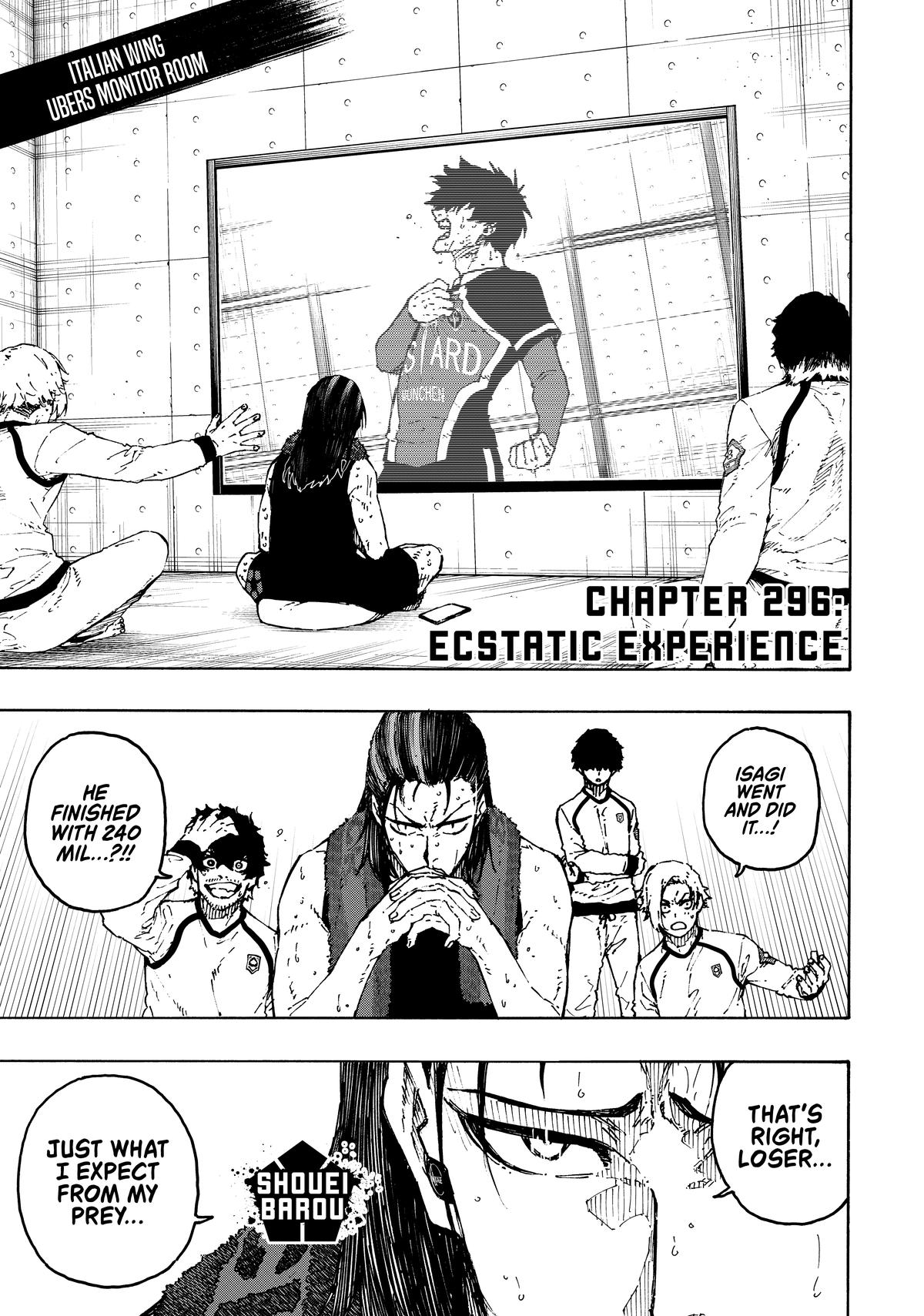 Blue Lock Chapter 296 — page 1