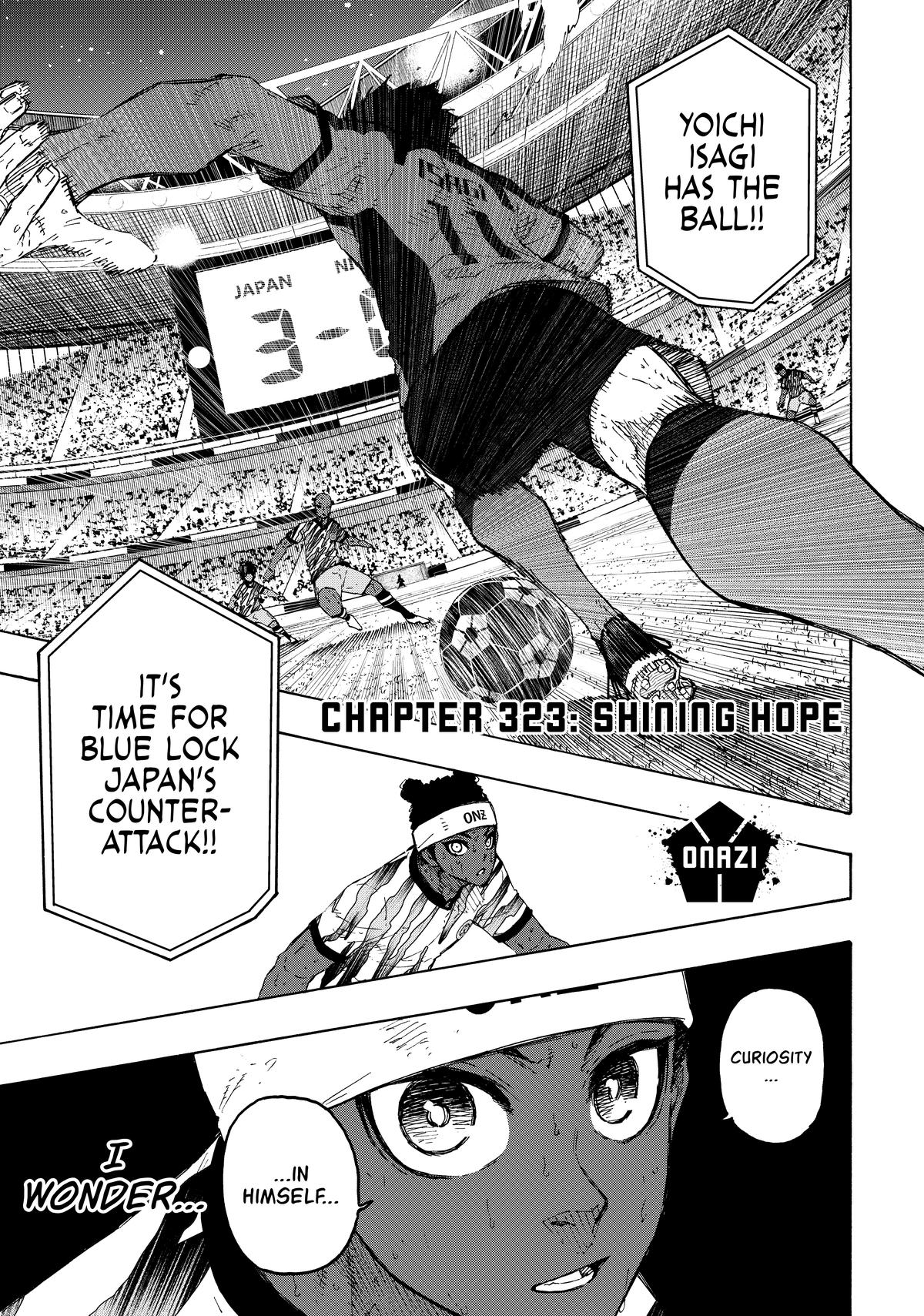 Blue Lock Chapter 323 — page 1