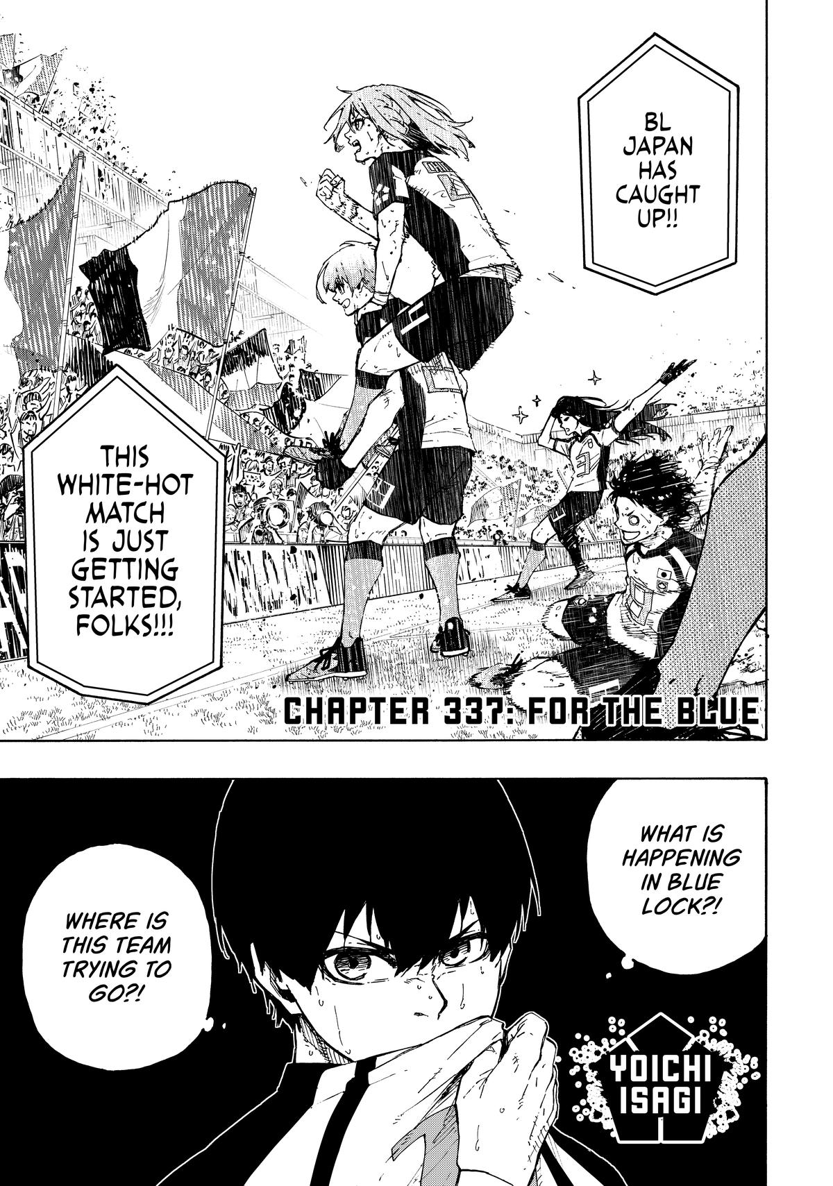 Blue Lock Chapter 337 — page 1
