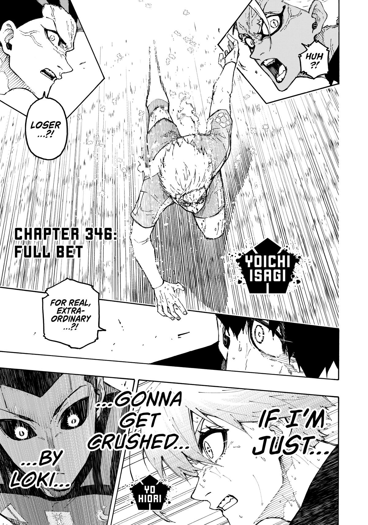 Blue Lock Chapter 346 — page 1