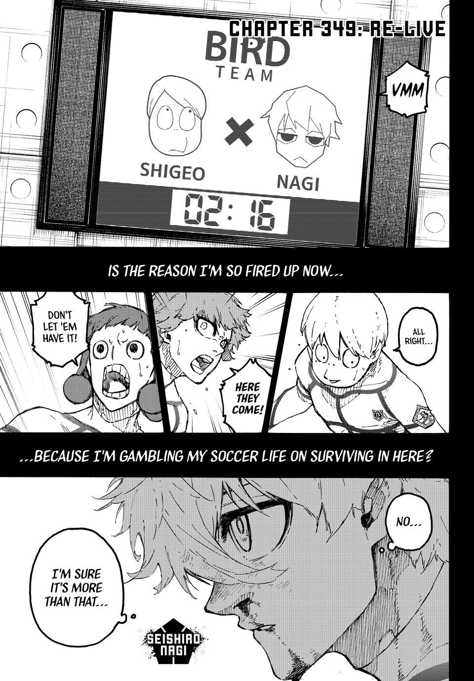 Blue Lock Chapter 349 — page 1