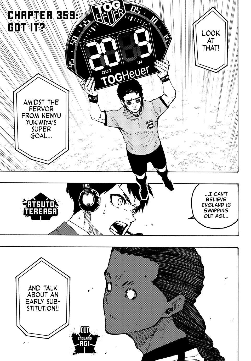 Blue Lock Chapter 359 — page 1
