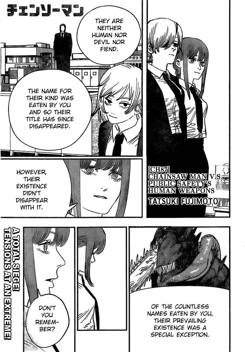 Chainsaw Man Chapter 87 — page 1
