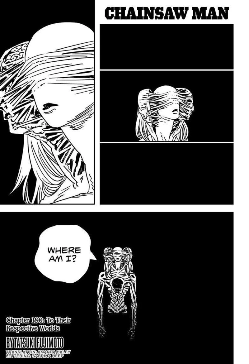 Chainsaw Man Chapter 190 — page 1