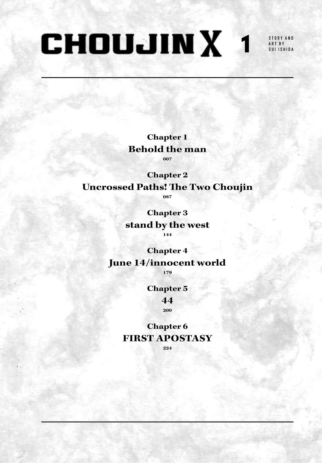 Choujin X Chapter 1 — page 6