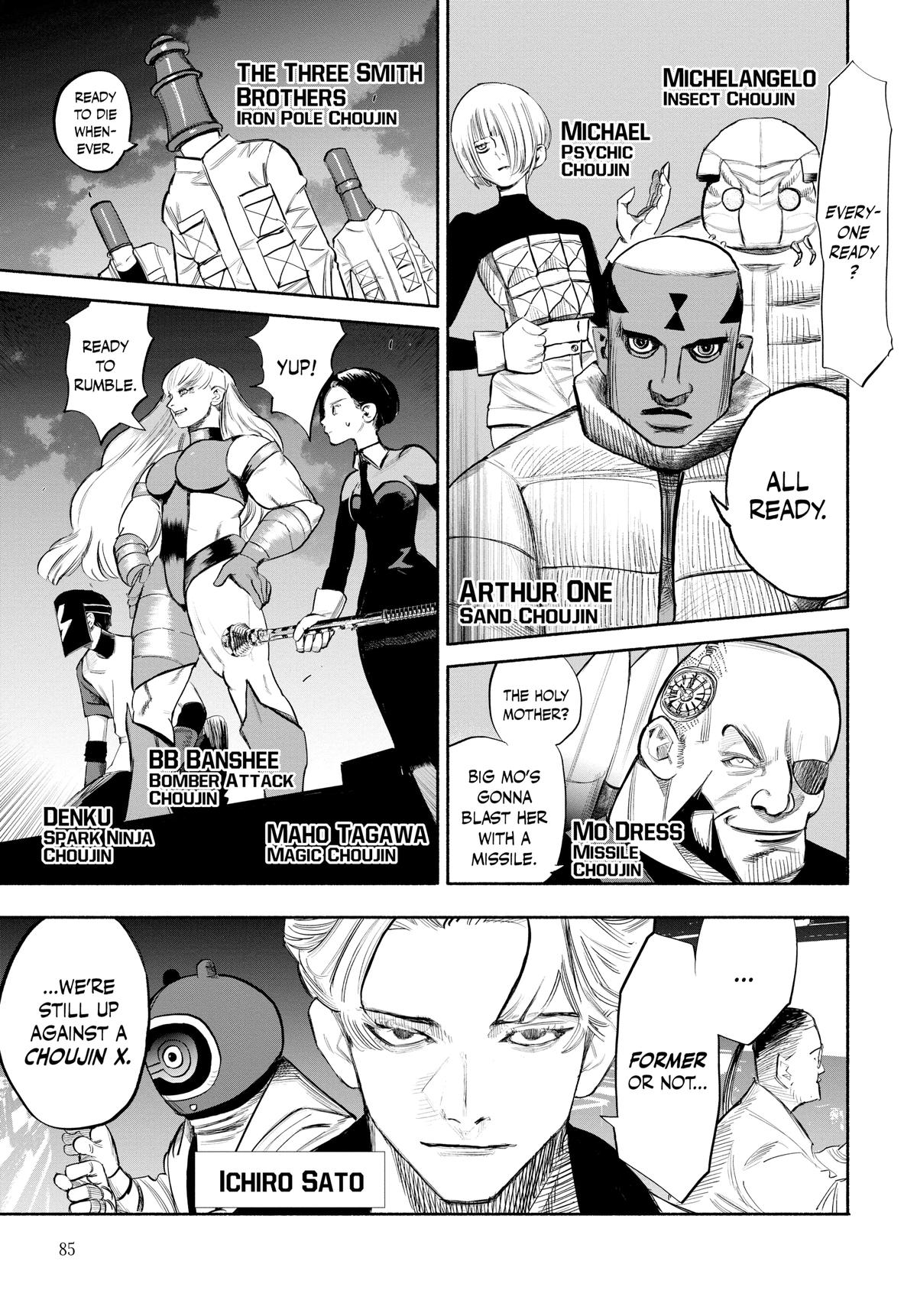 Choujin X Chapter 34 — page 72