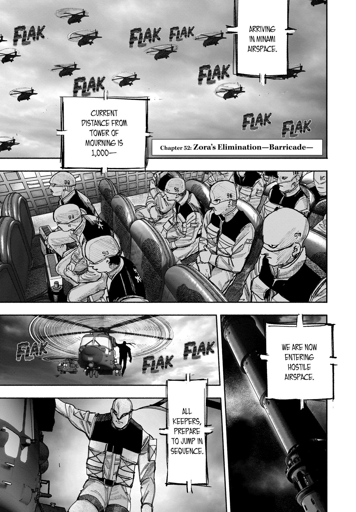 Choujin X Chapter 52 — page 1