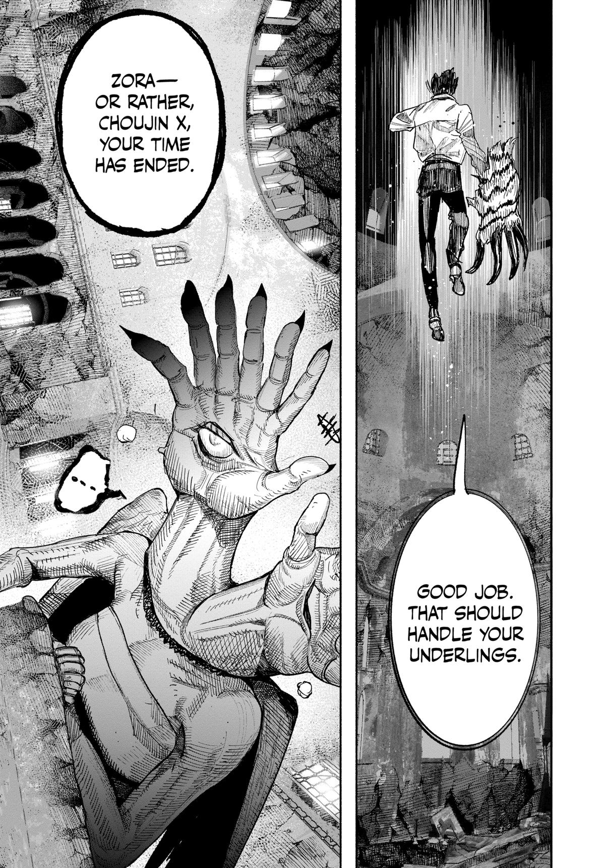 Choujin X Chapter 60 — page 58