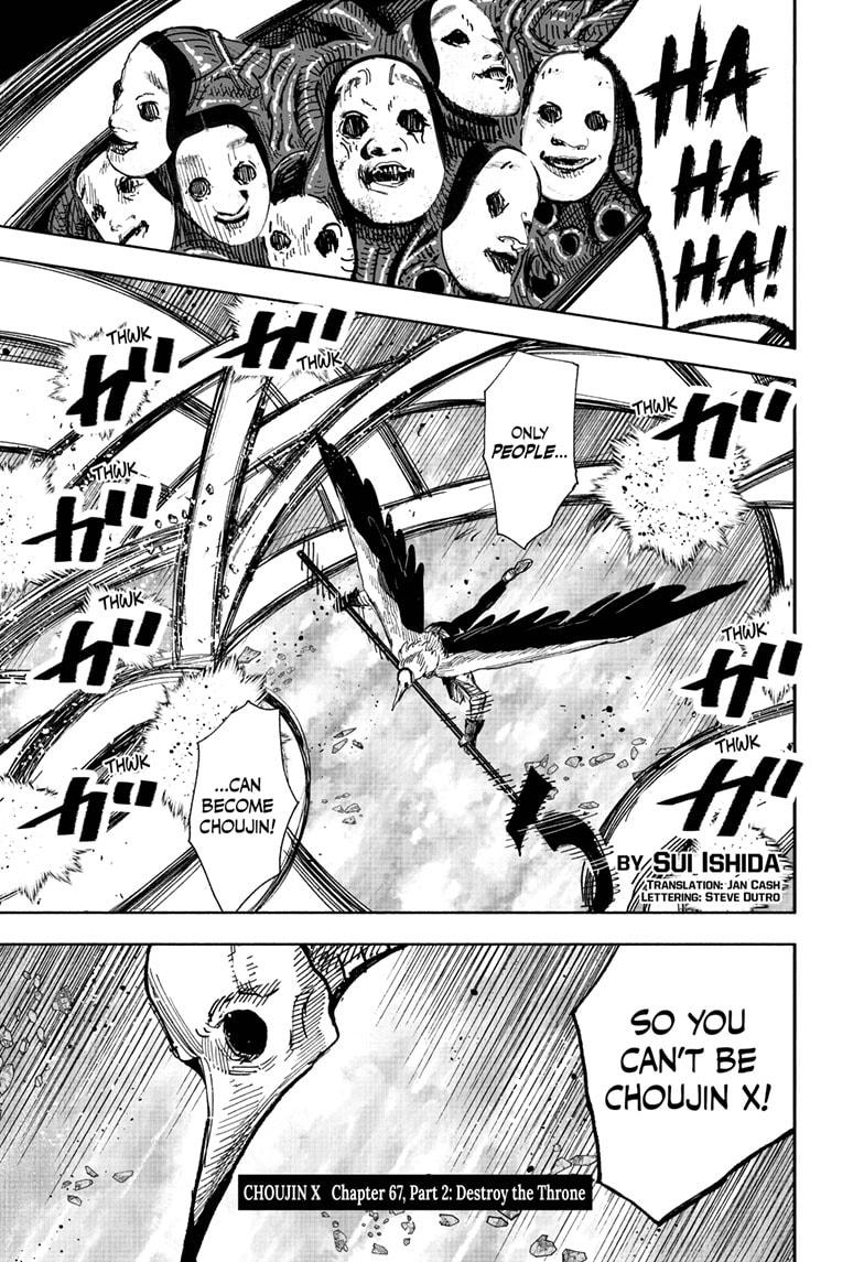 Choujin X Chapter 67.2 — page 1