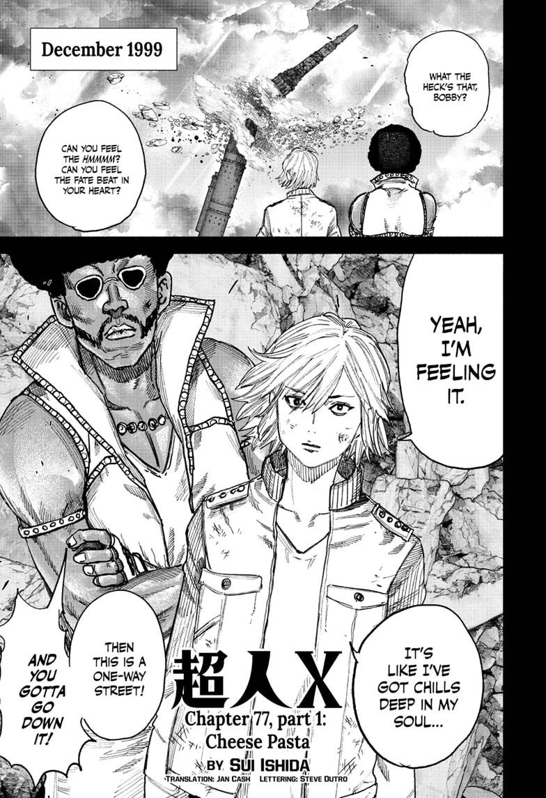 Choujin X Chapter 77.1 — page 1
