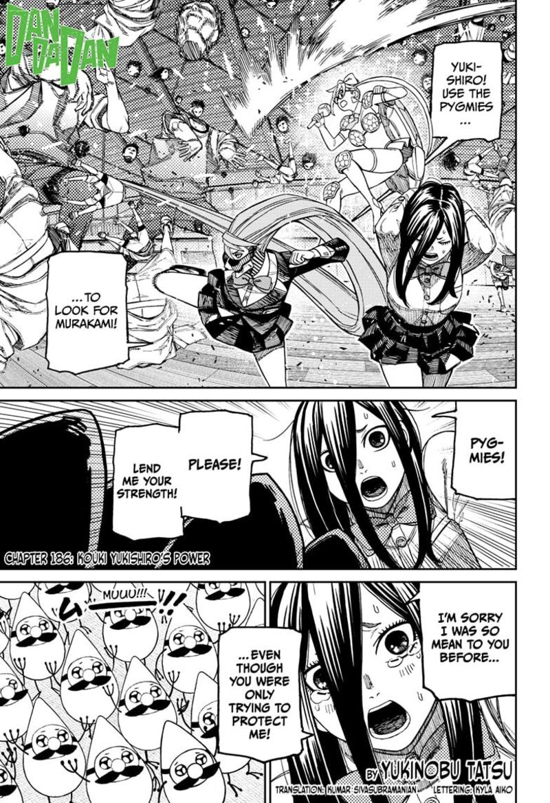 Dandadan Chapter 186 — page 1