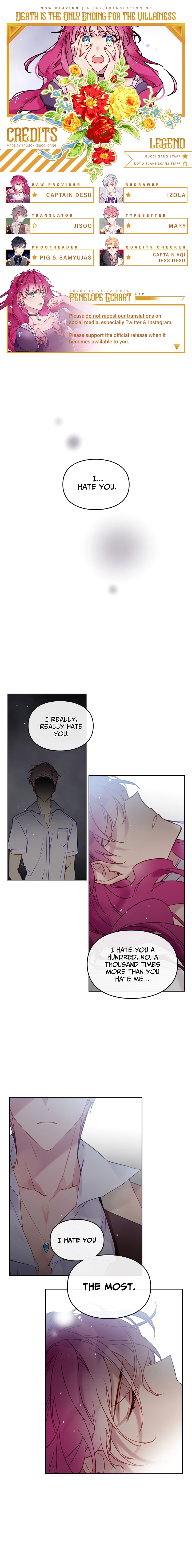Death Is The Only Ending For The Villainess Chapter 17 — page 1