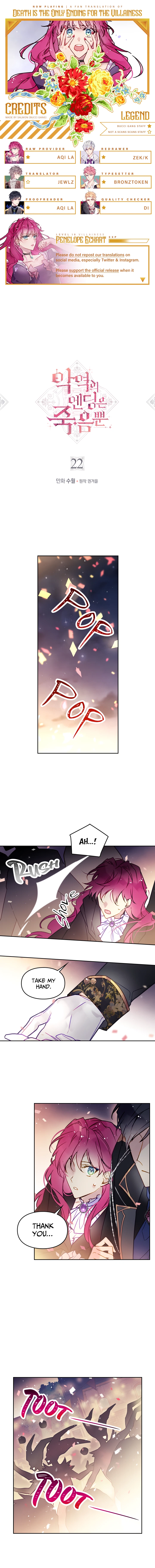 Death Is The Only Ending For The Villainess Chapter 22 — page 1