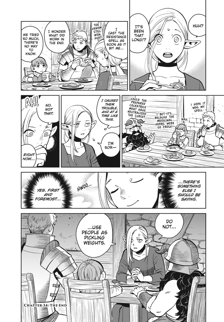 Delicious in Dungeon Chapter 34 — page 32