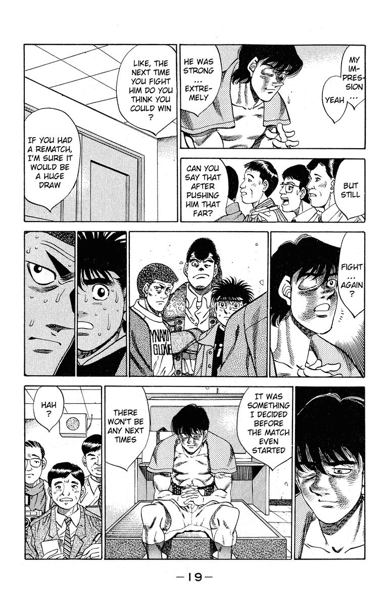 Hajime no Ippo Chapter 288 — page 18