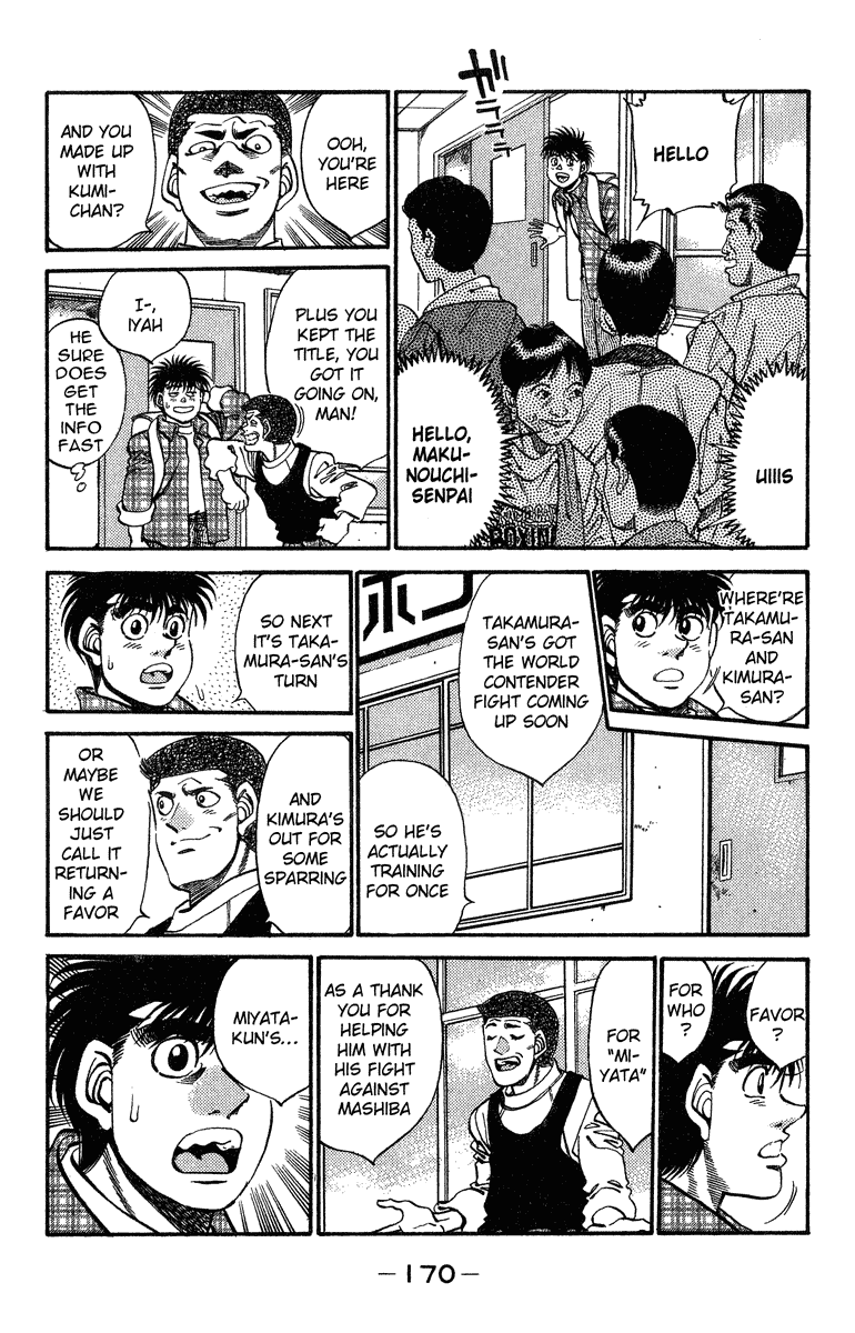 Hajime no Ippo Chapter 315 — page 6