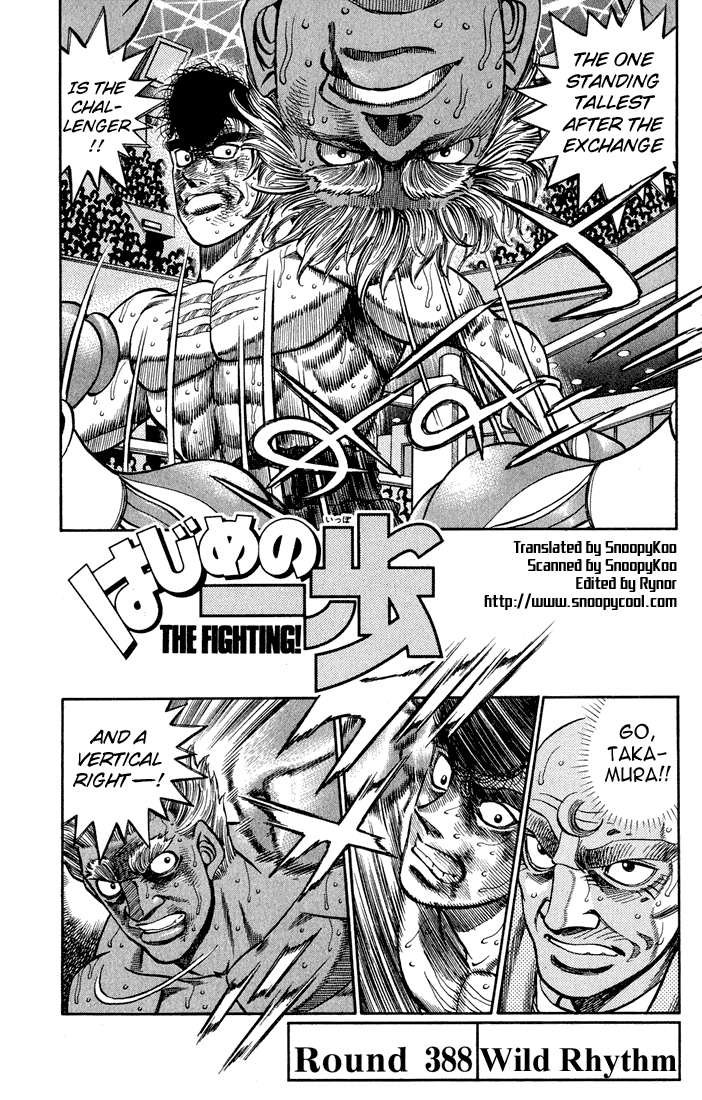 Hajime no Ippo Chapter 388 — page 1