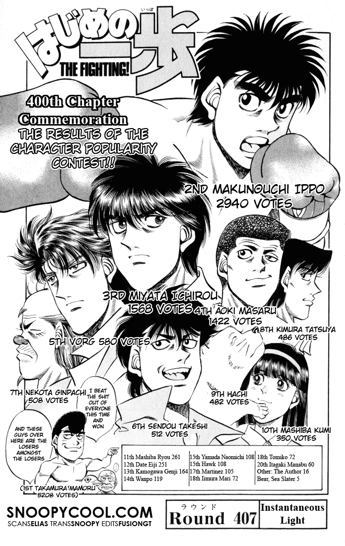 Hajime no Ippo Chapter 407 — page 4