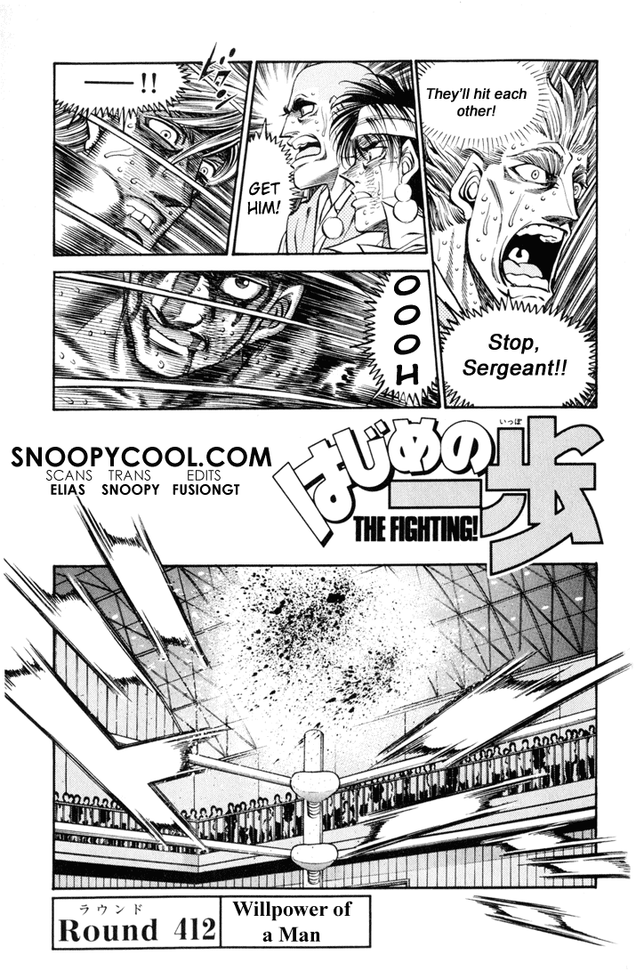 Hajime no Ippo Chapter 412 — page 1
