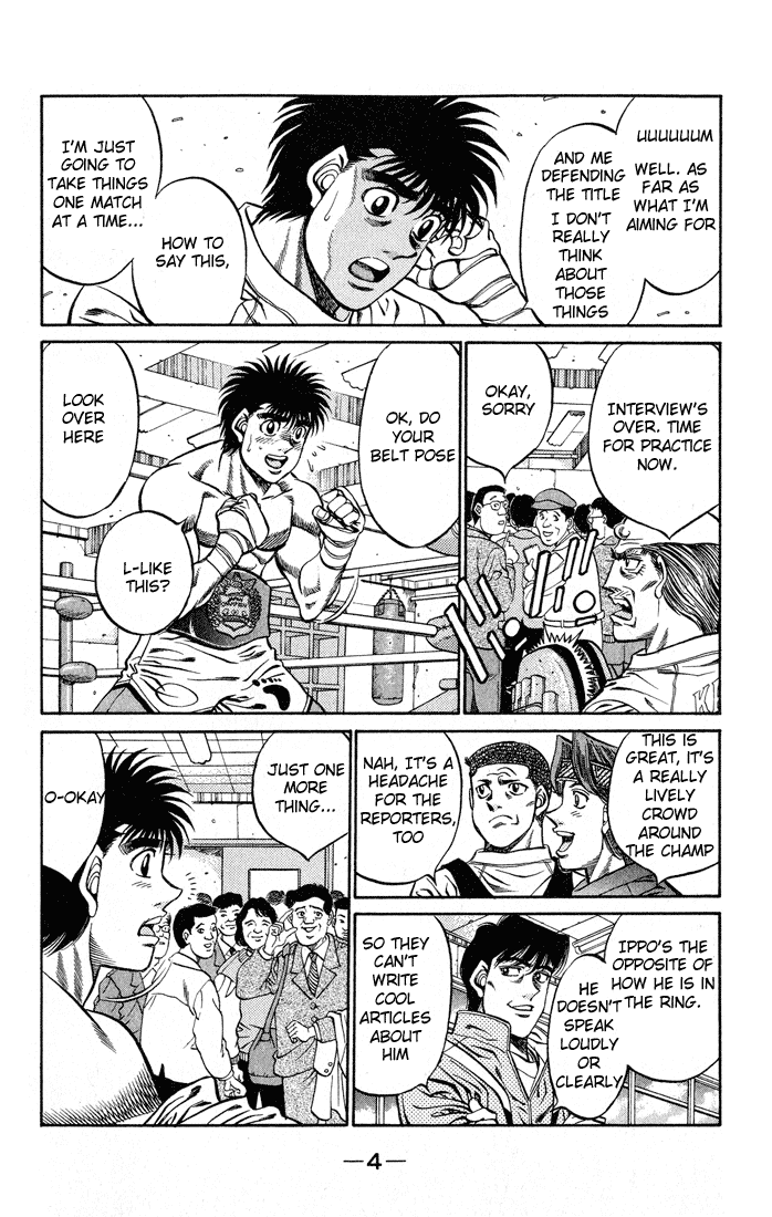 Hajime no Ippo Chapter 416 — page 5