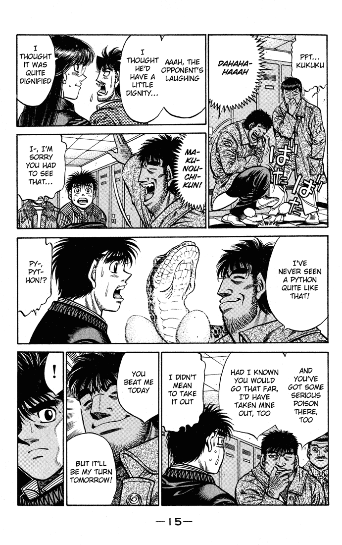Hajime no Ippo Chapter 425 — page 15