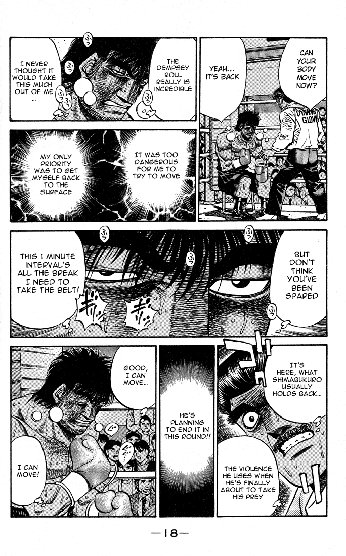 Hajime no Ippo Chapter 434 — page 18