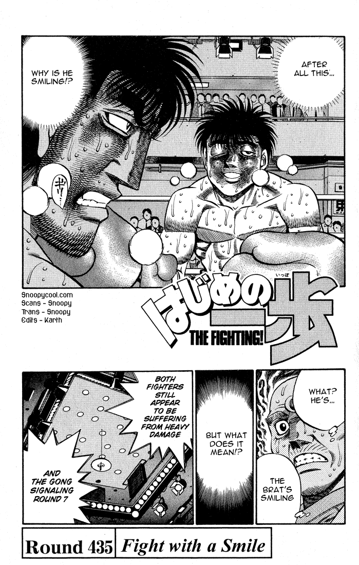 Hajime no Ippo Chapter 435 — page 1