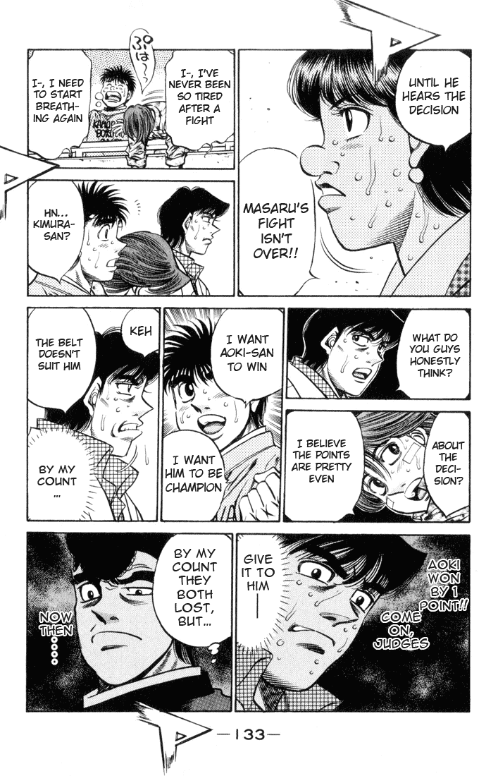 Hajime no Ippo Chapter 459 — page 15
