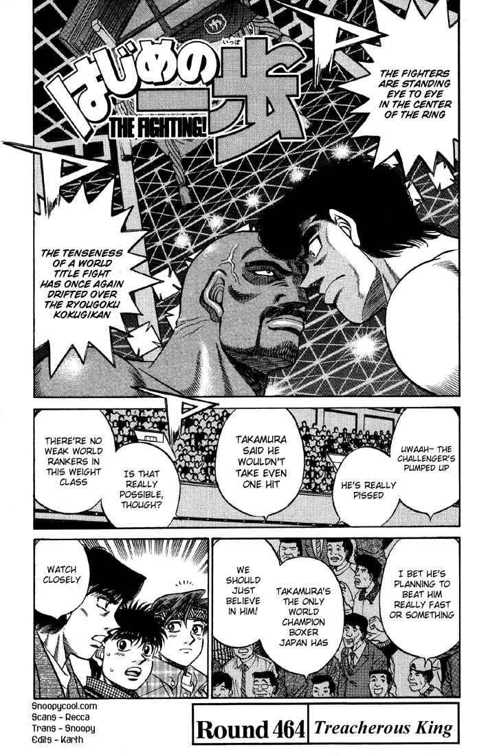 Hajime no Ippo Chapter 464 — page 1