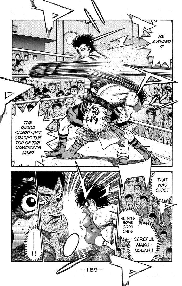 Hajime no Ippo Chapter 482 — page 9