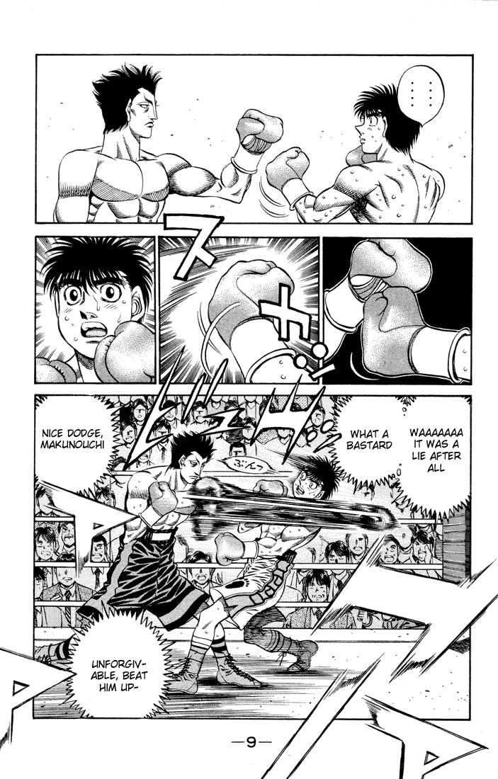 Hajime no Ippo Chapter 483 — page 9