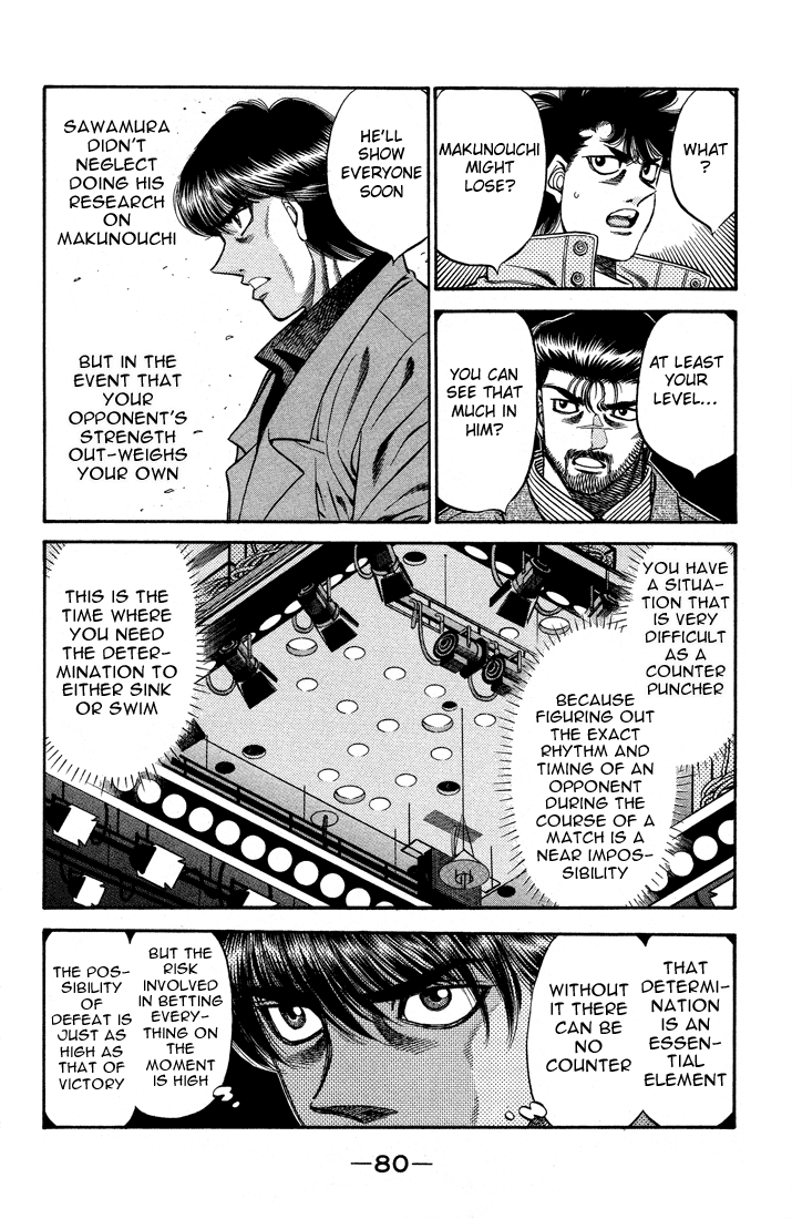 Hajime no Ippo Chapter 487 — page 6