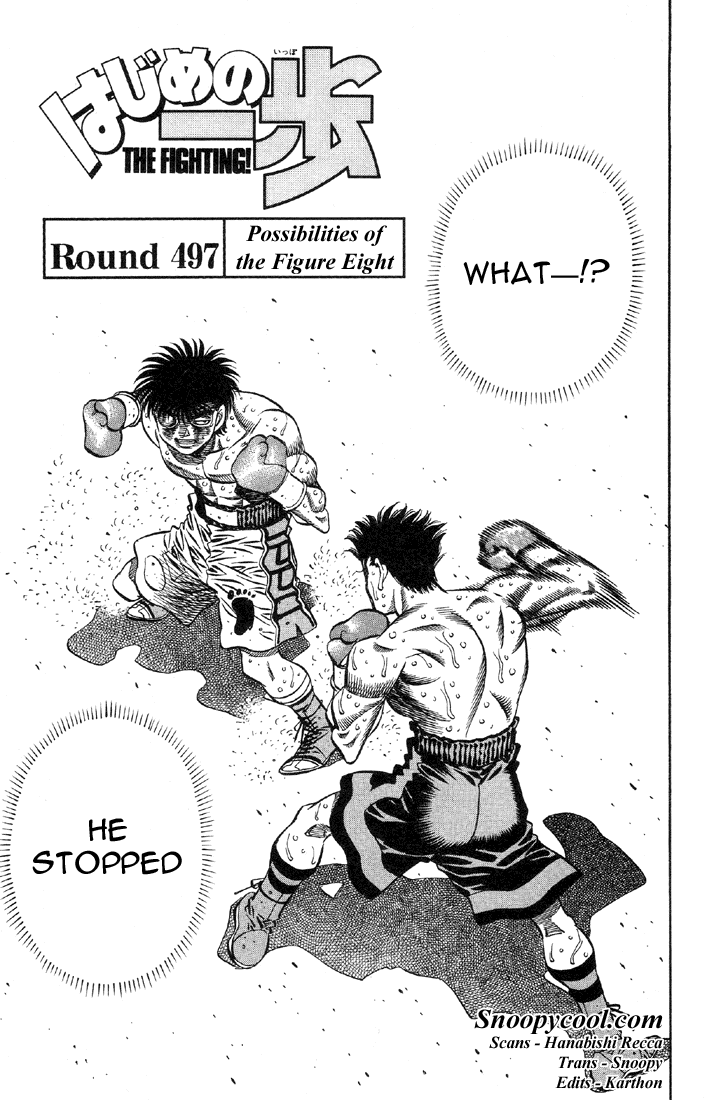 Hajime no Ippo Chapter 497 — page 1