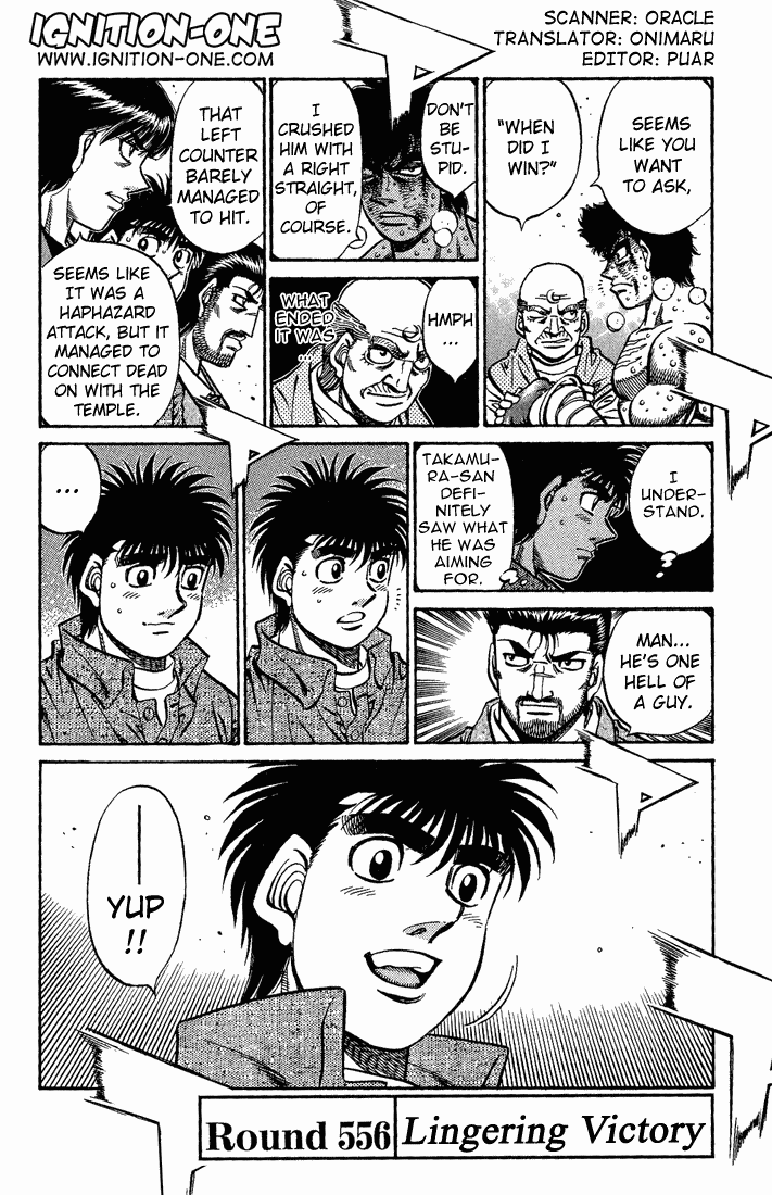 Hajime no Ippo Chapter 556 — page 2