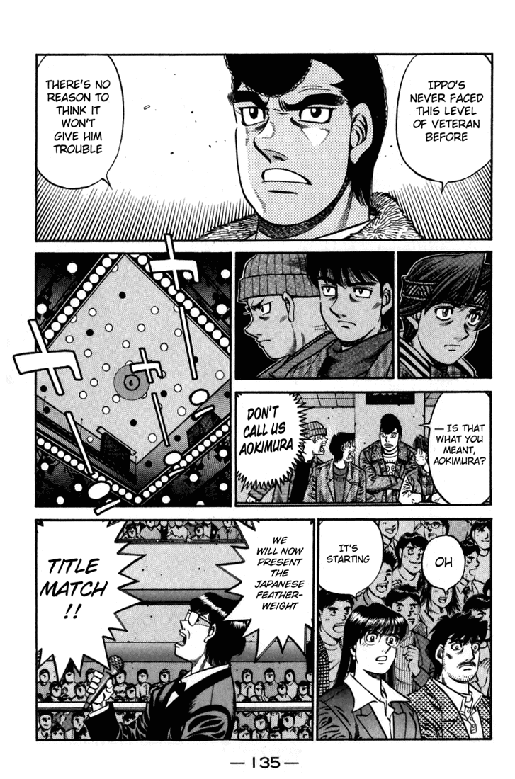 Hajime no Ippo Chapter 635 — page 15